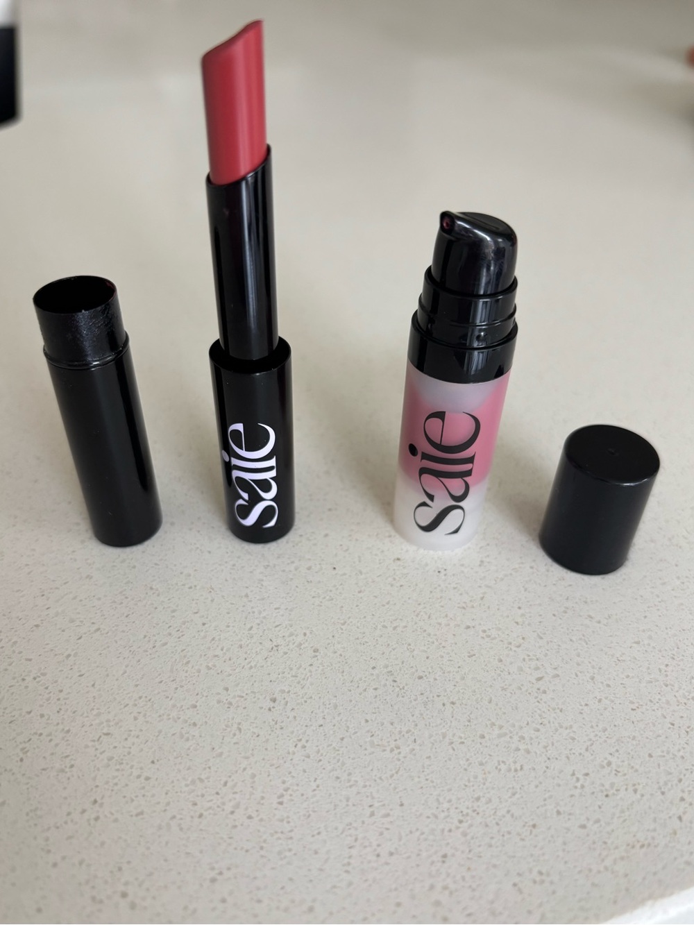 SAIE Lip Blur & Dew Blush Duo